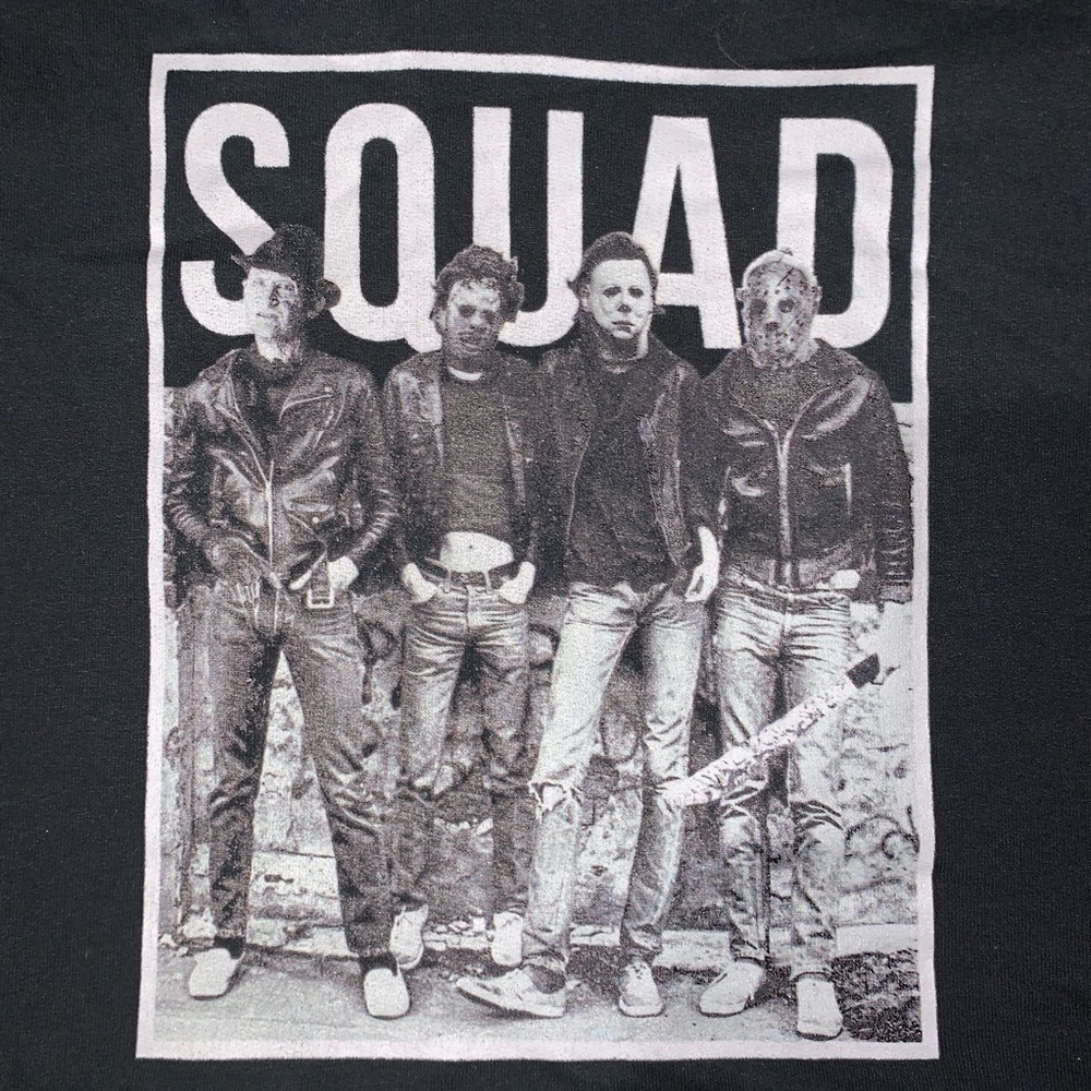 SQUAD Horror Hoodie. Size Large. Mens.